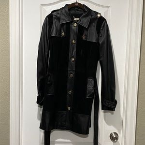 Beautiful Suede and Leather Iman Jacket